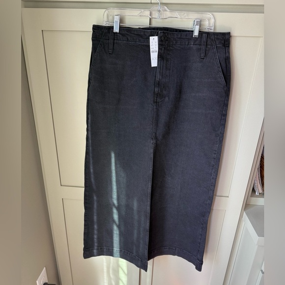 NWT J.Crew Black Denim Skirt SZ 32 (14) - Picture 9 of 16